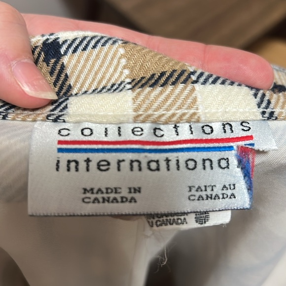 Vintage Plaid High Waisted Rise Trousers - Picture 12 of 13